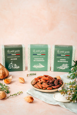 Amandes grillées - Fleur de sel de Camargue