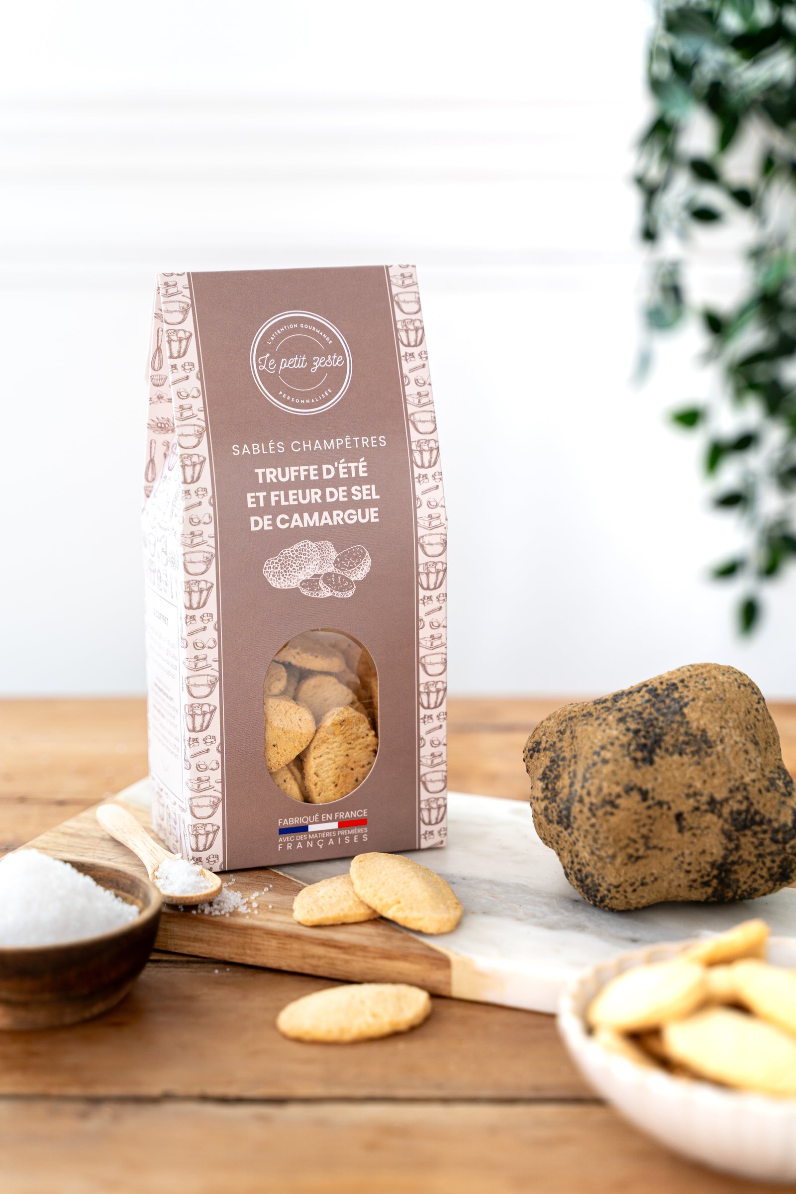 Sablés champêtres - Truffe d'été et fleur de sel de Camargue