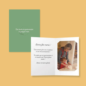 Le petit zeste - carte cadeau personnalisée d'une photo et d'un petit mot